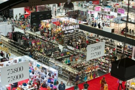 The pop-up store atmosphere of POOLTRADESHOW complements MAGIC Market Week, held February 2014.