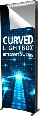 curved lightbox