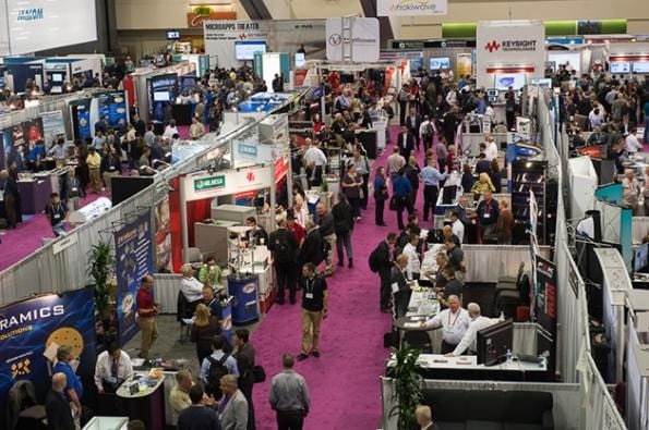 IMS IEEE tradeshow floor