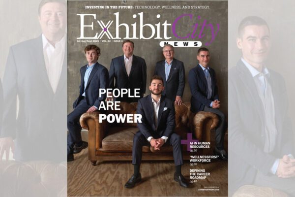 Cover of the Q3 2026 issue of Exhibit City News with the headline People Are Power.
