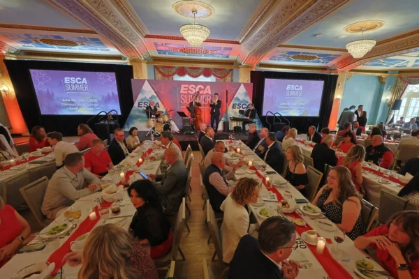 Attendees gather for the ESCA Summer Educational Conference closing ceremony