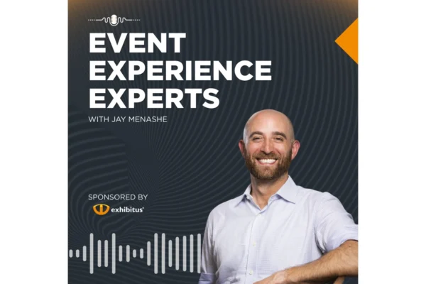 Event Experience Experts podcast cover with host Jay Menashe.