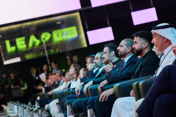 LEAP East attendees seated during a technology summit session at HKCEC