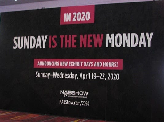NAB 2020 Sunday-is-Monday