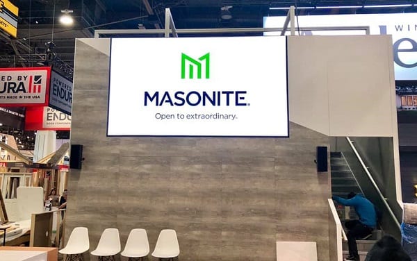 Masonite LED sign