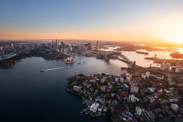 Sydney Australia aerial