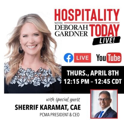 PCMA Hospitality Today Live interview