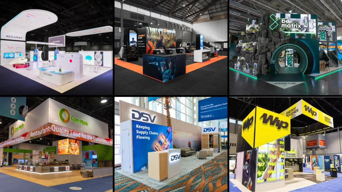 Composite of finalists for the 2026 ExSys Awards Best Modular Design category