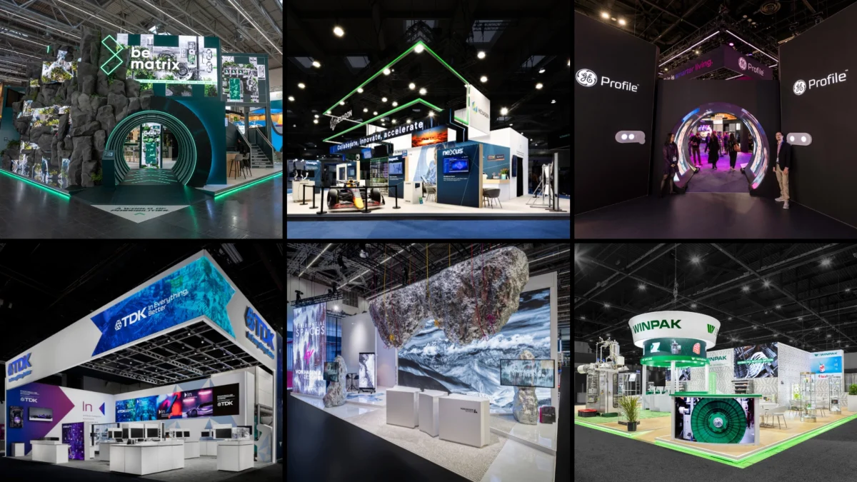 Composite of finalists for the 2026 ExSys Awards Best Tech Integration category
