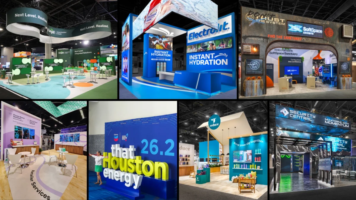 Composite of finalists for the 2026 ExSys Awards Best Graphics category