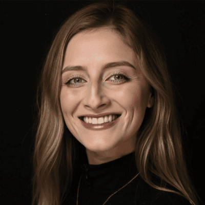 Professional portrait of Maggie Maple, business development representative at Align Exhibits