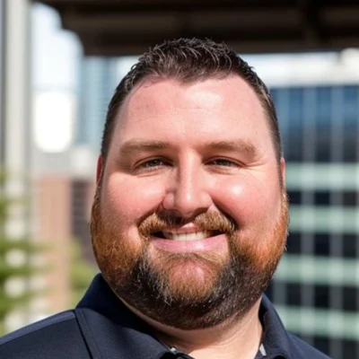 Professional portrait of Chad Baldwin, service operations manager at Align Exhibits