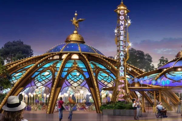 Rendering of Constellation Carousel at Universal Epic Universe in Orlando