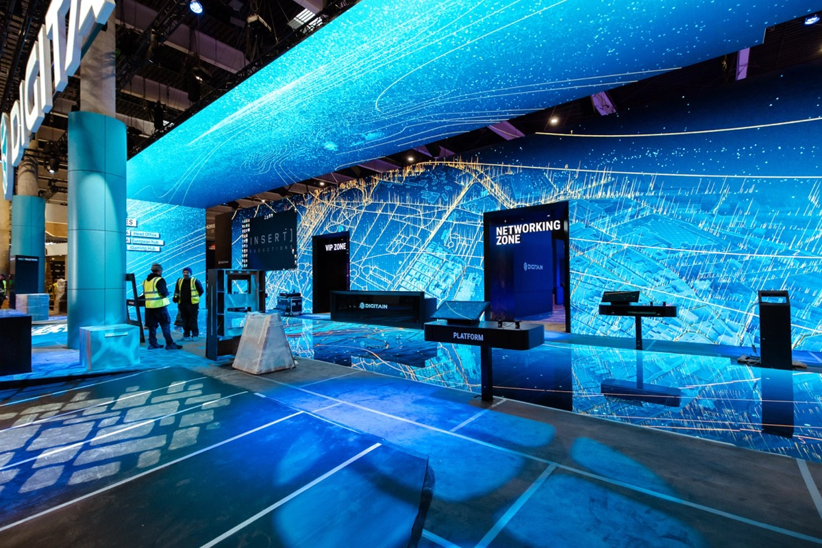 Digitain networking zone exhibit by Equinox Group at ICE Barcelona 2026