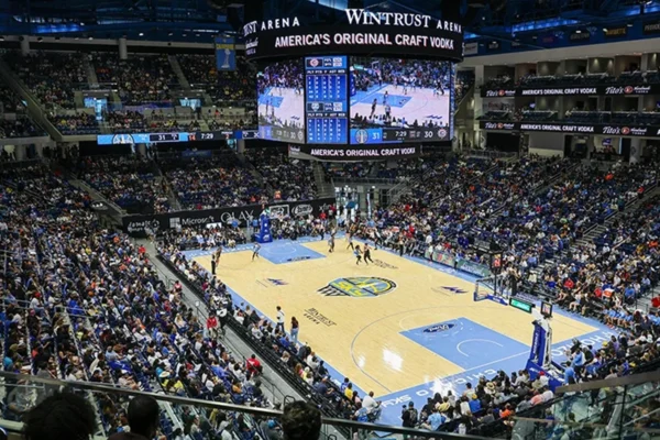 Chicago Sky game inside Wintrust Arena with fans filling the stands