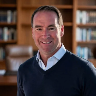 Professional portrait of Geoffrey Sauer, CEO of Messe Düsseldorf North America