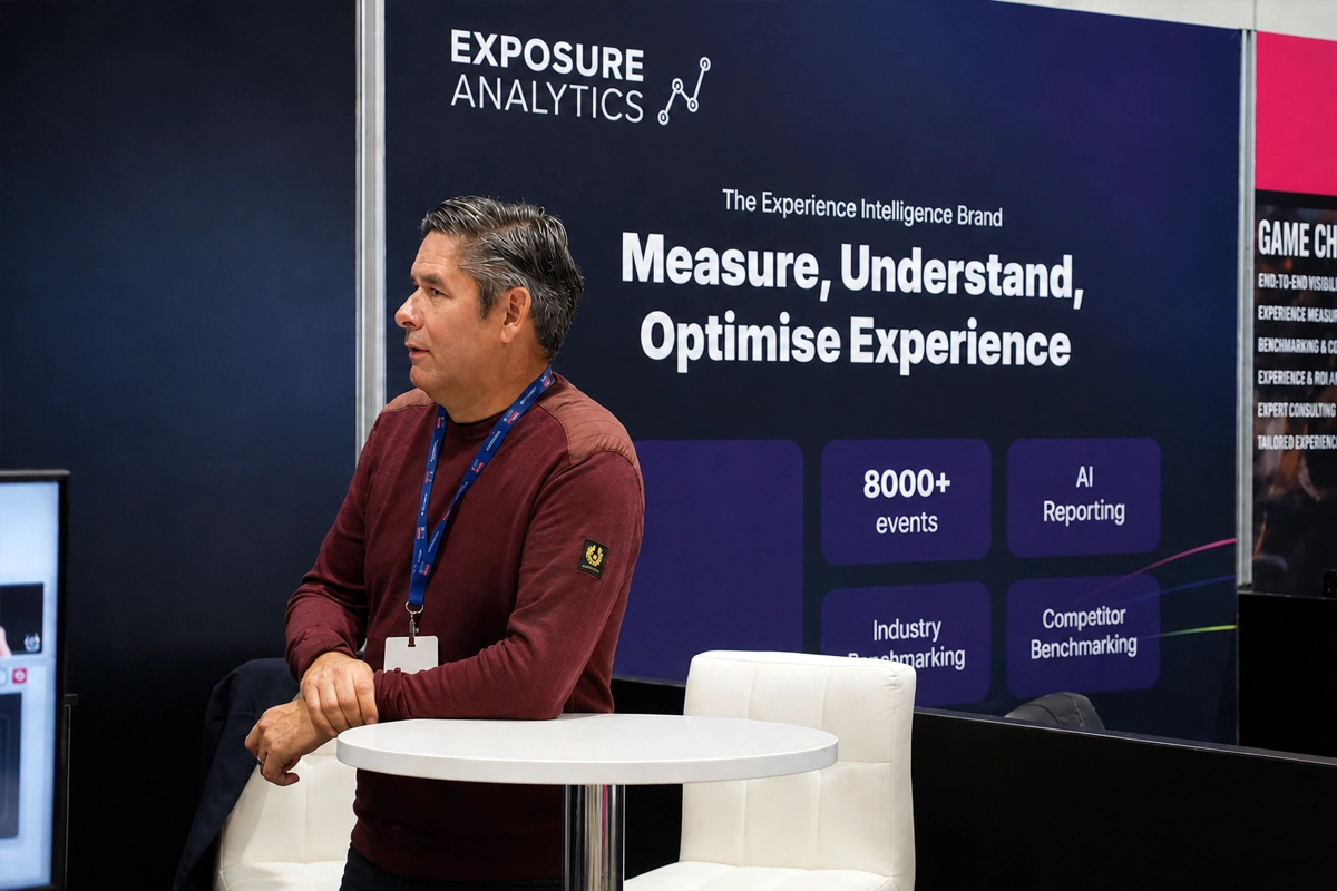 Rob Murdoch of Exposure Analytics at an industry event