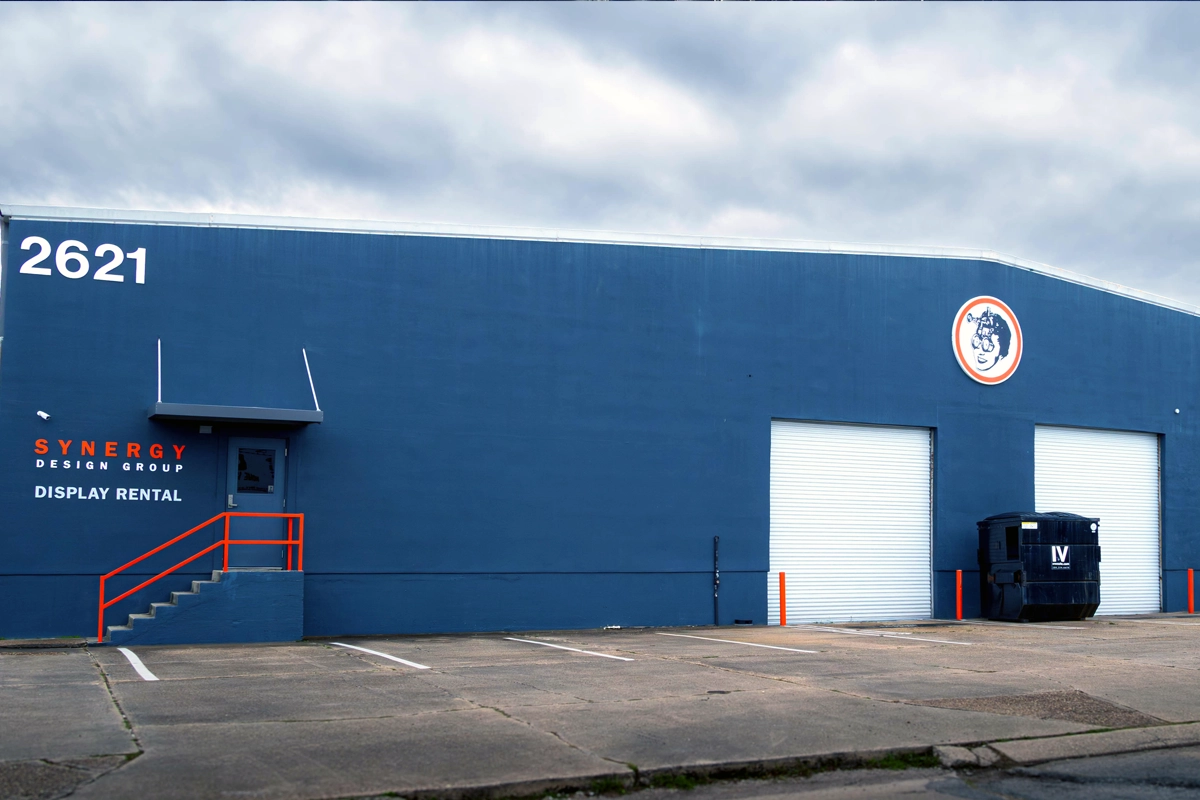 Exterior of Synergy Design Group’s New Orleans facility