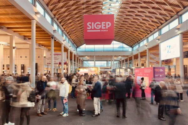 Crowds move through SIGEP World at Rimini Expo Centre