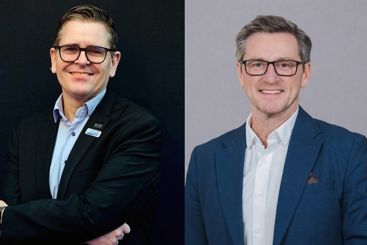 Gregor Bischkopf of IFES and Martin Boyle of IAPCO